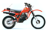 HONDA XR250 1981, 1982 and 1983