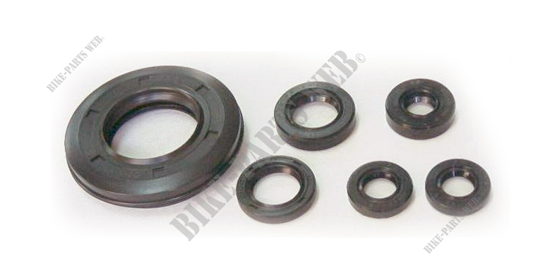 Bottom end, oil seals set Honda XL250S, XL500S, XL250 82 and 83, XL500R, XR250R 81 to 83, XR500 81 and 82 - 1003716