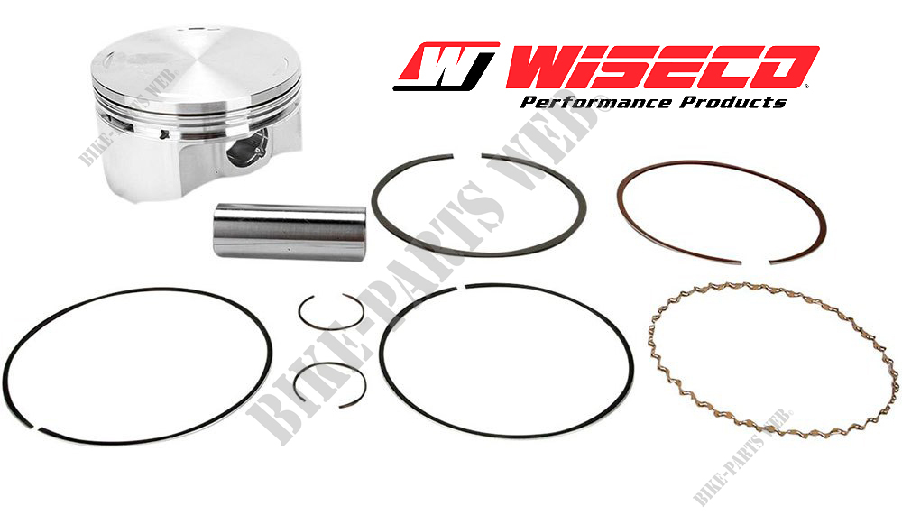 Piston set Wiseco 73.50mm Honda XR250R, XR250L and XL250R with RFVC engine - 4329M07550