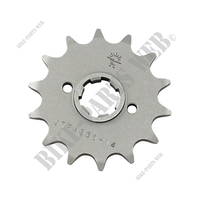Sprocket, front 14 th JT Honda XR350R 1985 and 86 23801-KT2-P00