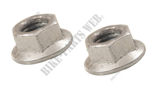 2x flanged M8 nut for Honda - 94050-08000