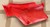 Side cover,, right with sticker Honda XL250R 1982 red color R110 - 