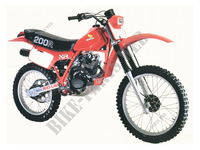 HONDA XR200 1981 to 1983