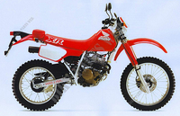 HONDA XR250R from 1986 with single carburetor
